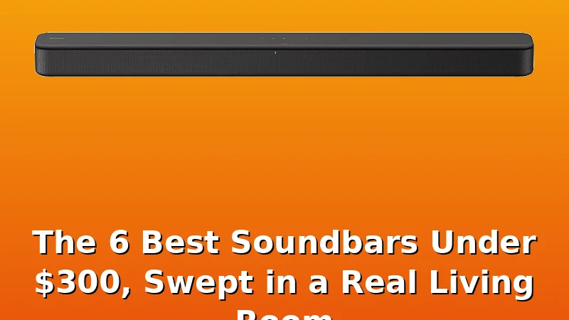The 6 Best Soundbars Under $300, Swept in a Real Living Room - ScreenPerch review with measurements and honest opinion