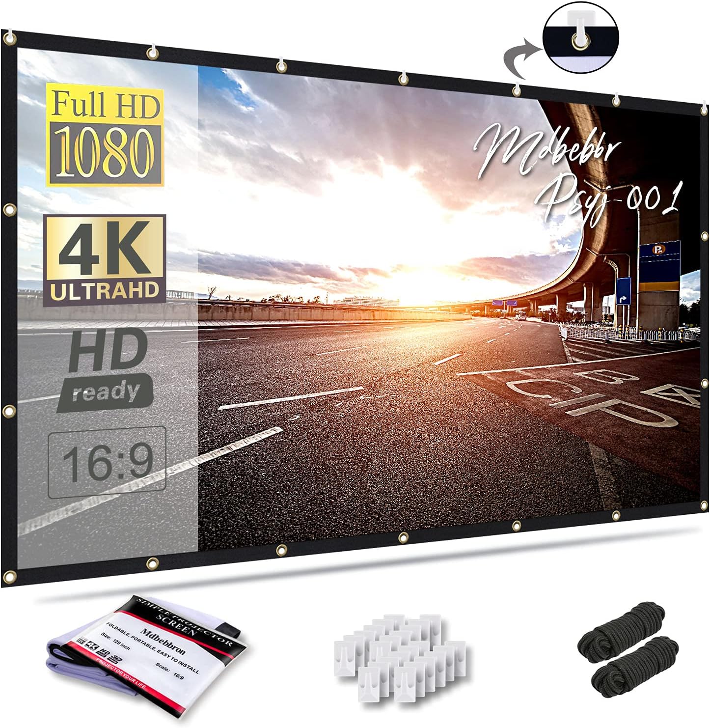 Mdbebbron 120 inch Foldable Anti-Crease (B07FB6VW1M)