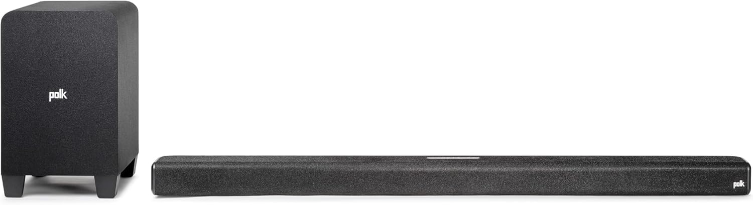 Polk Audio Signa S4 Dolby Atmos 3D Sound Bar System with 5.9' Wireless Sub |...