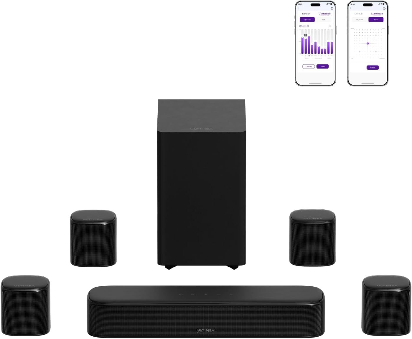 ULTIMEA 7.1ch Surround Sound Bar for Smart TV (B0GJYW55Q1)