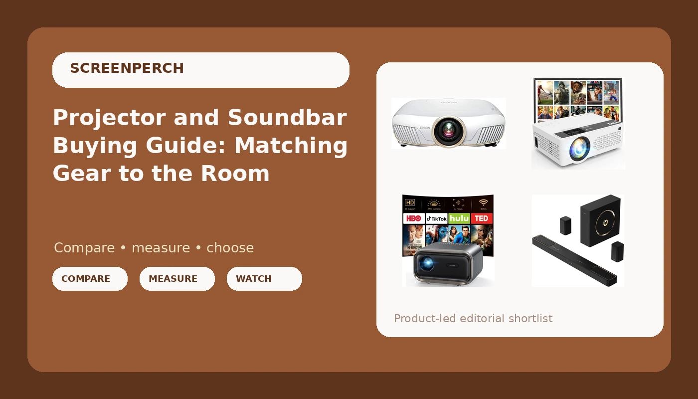 Projector and Soundbar Buying Guide: Matching Gear to the Room